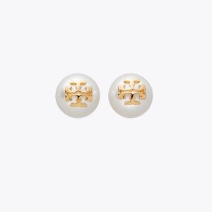 Tory Burch Kira Pearl Stud Earrings